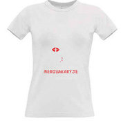 Women's T-shirt with your choice of photos, notes, white