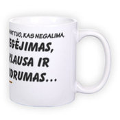 Standartinis baltas puodelis (300 ml)