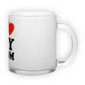 Frosted glass mug (300 ml)