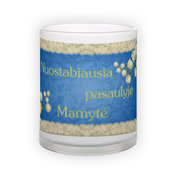 Frosted glass mug (300 ml)