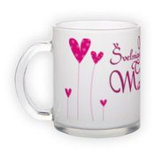 Frosted glass mug (300 ml)