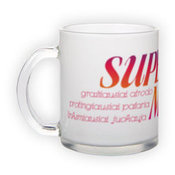 Frosted glass mug (300 ml)