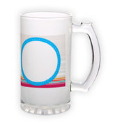 Frosted glass beer mug (500 ml)