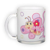 Frosted glass mug (300 ml)